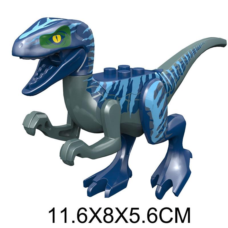 Dinossauros Mundo Jurássico Giroesfera Velociraptor Raptor Blue Charlie Echo Owen Claire Modelo Blocos Figura Brinquedos Para Crianças