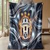 Coperta a tema Juventus FC Morbida coperta in flanella Coperta morbida tipo plaid Coperta accogliente per divano e letto per arredamento domestico