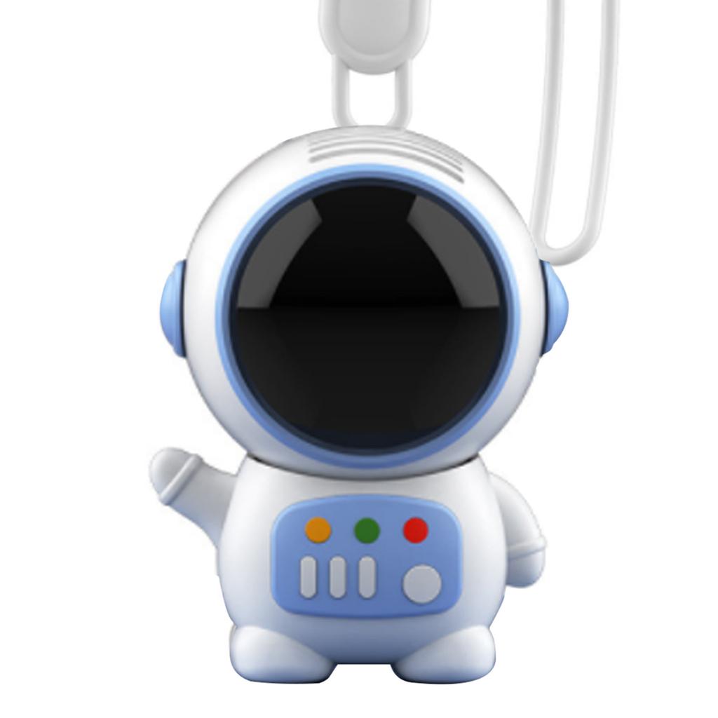 Tragbarer Nackenventilator 2 Geschwindigkeiten Bladeless Mini Hängender Nackenventilator USB Wiederaufladbarer Persönlicher Handventilator für Innen und Außen