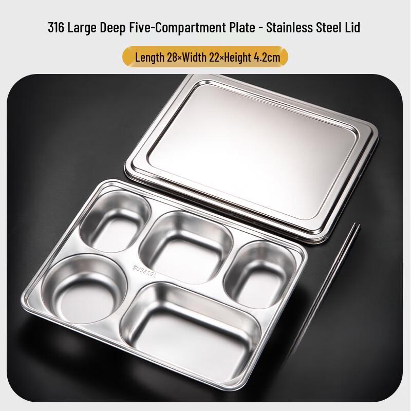 Stainless Steel Divided Lunch Box
