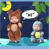 6Pcs Cute Mini Reborn Dolls Toy Set Sleeping Babies with Clothes Accessories Ideal Birthday Gift for Kids Kawaii Princess Dolls