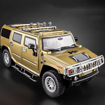 1:18 HUMMER H2 Highway 61 Offroad SUV Legierung Metall Druckguss Modellauto Zuhause Trendiges Schreibtisch Display Ornament Geburtstagsgeschenke Geschenk