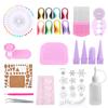 1 Set   Quilling Paper Craft Rolling Kit Slotted Tools Strips Tweezer For Decoration