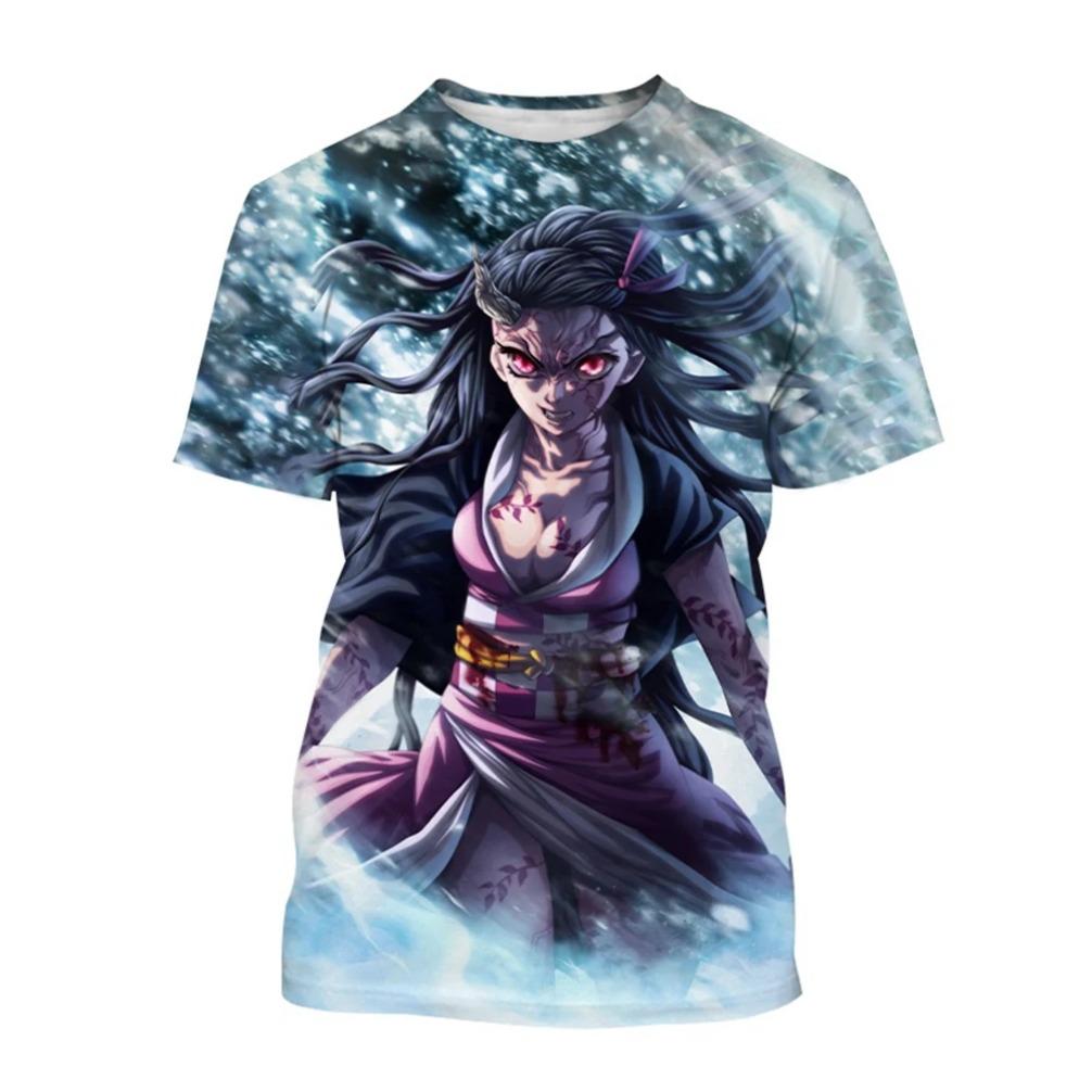 Summer Fashion Anime Devil Killer 3D Printed T-shirt Neutral Harajuku Style Cool Anime T-shirt