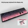 Xiaomi Gradient Green Grape Side Print RGB Backlit Keycap 135 Keys Double Shot PBT Keycaps Cherry Profile for MX Switch Gaming Keyboard
