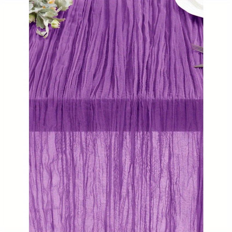 1 szt. Boho Styl Bali Muślin i Gaza Niebieski Bieżnik na Stół na Wesele lub Dekorację o Tematyce Wiejskiej