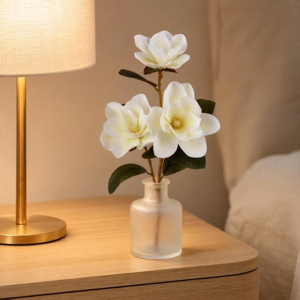Real Touch Fake Orchid Flowers Artificial Magnolia Faux Flowers Wedding Decor