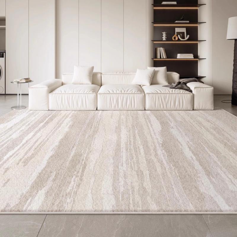 Cream Style Carpets for Living Room Large Area Bedroom Washable Decor Carpet Thick Plush Lounge Floor Mat Fluffy Soft Study Rug