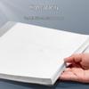 A4 Transparent Thick File Bag with Snap Button for Student Papers and Albums