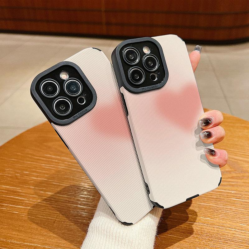 Vertical Leather Shell Colored Painting Printed Patterned Shockproof Soft Silicone Case with Camera Lens Full Protection for iPhone Samsung