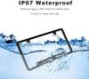US License Plate Metal Frame Car License Plate Frame Auto Reverse Backup Rear View Camera CMOS HD LED Night Vision