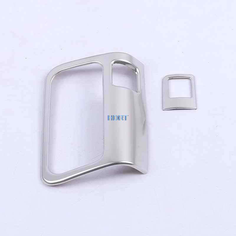 Car Stainless Steel Silver Interior Gear Shift Panel Outlet Glass Switch Cover Trim For Cadillac CT5 + Accessories Sticker
