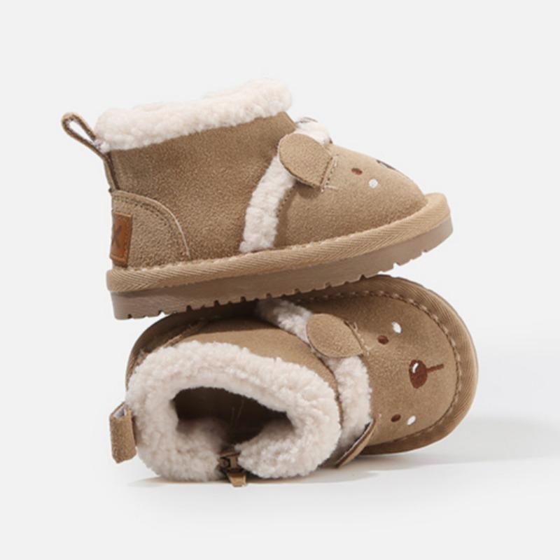 Dívčí zimní sněhule Dětské batolecí boty Kreslené bavlněné boty Chlapecké teplé bavlněné boty