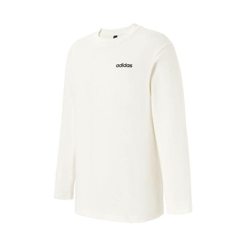 adidas Performance Men's Off-White Waffle Knit Long Sleeve T-Shirt JL9659