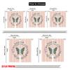 2pcs 2D flat printing Scene Curtain Dreams Come True Butterfly Fabric Without Electricity Festive Wall Decor Perfect for Holiday