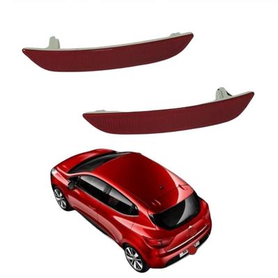 Rear Bumper Reflector Right Left 2 Piece Set For Clio HB Mk4 2012-2019 OEM 265656950R 265605789R