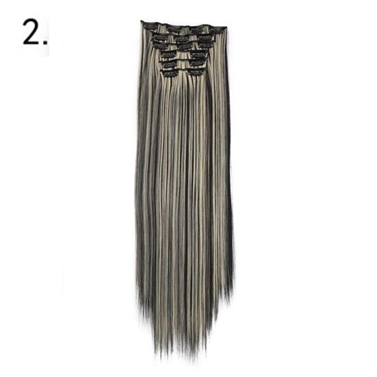 Pince à perruque, Texture douce, Simple à porter, Clips décoratifs en Fiber haute température, lisses pour femmes