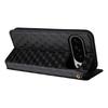 For Google Pixel 10 Pro XL Case Wallet Rhombus Imprinted Leather Phone Cover