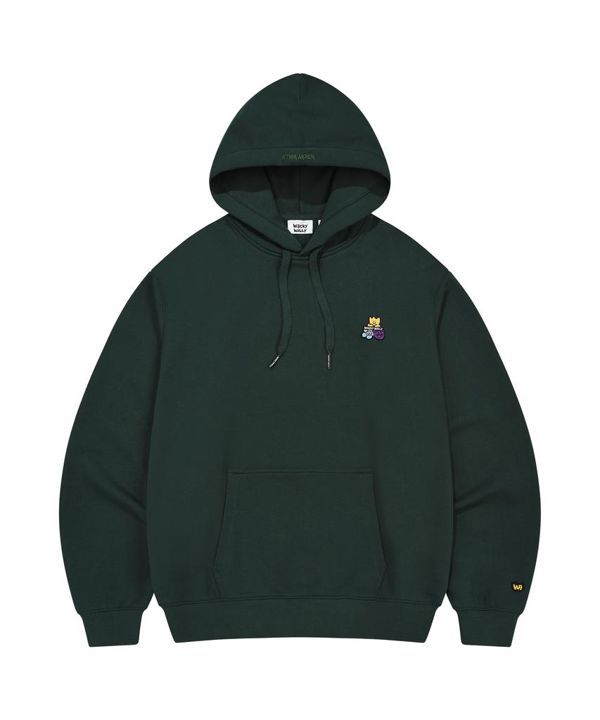 Double Wappen Hoodie Sweat Green