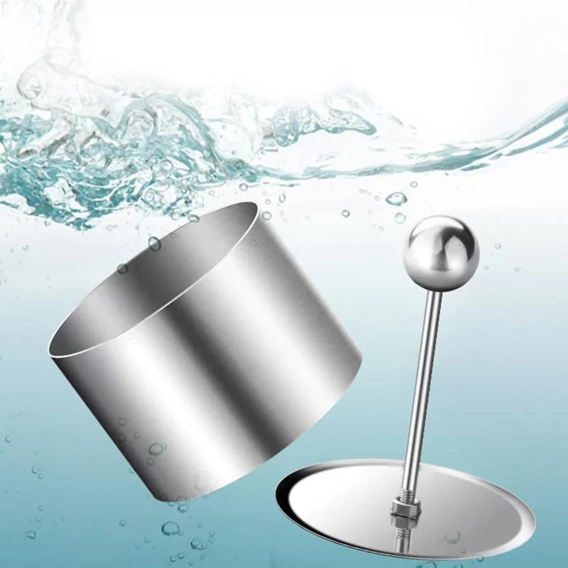 Opakovaně použitelná forma na výrobu pěnového dortu Kulatá 304 Nerezová ocel Forma na rýsové koule DIY Nepřilnavé formy na výrobu sushi Kuchyňské doplňky