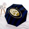 1pc I-Internazionale Milano (8) Umbrella, Sun Protection, And UV Shielding. It Has Eight Sturdy Ribs for Outdoor Use And Perfect As a Holiday Gift