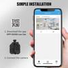 4K HD Mini Camera Wireless WIFI Camera Supports 5X zoom, motion detection, remote viewing,Nanny Live Streaming 120° DIY camera