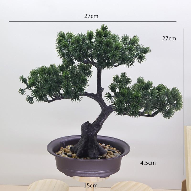 Künstliche Kiefer mit Kunststoffmaterial für Heim- und Gartendekor und Balkonlandschaft