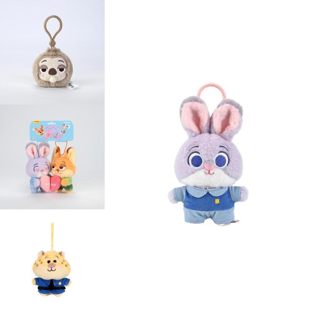 Rozkošná plyšová klíčenka Disney Zootopia Judy Hopps a Nick Wilde pro fanoušky