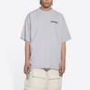 Balenciaga Turn Slit T-Shirt 'Grey Black' Men's 675016TLVB31167