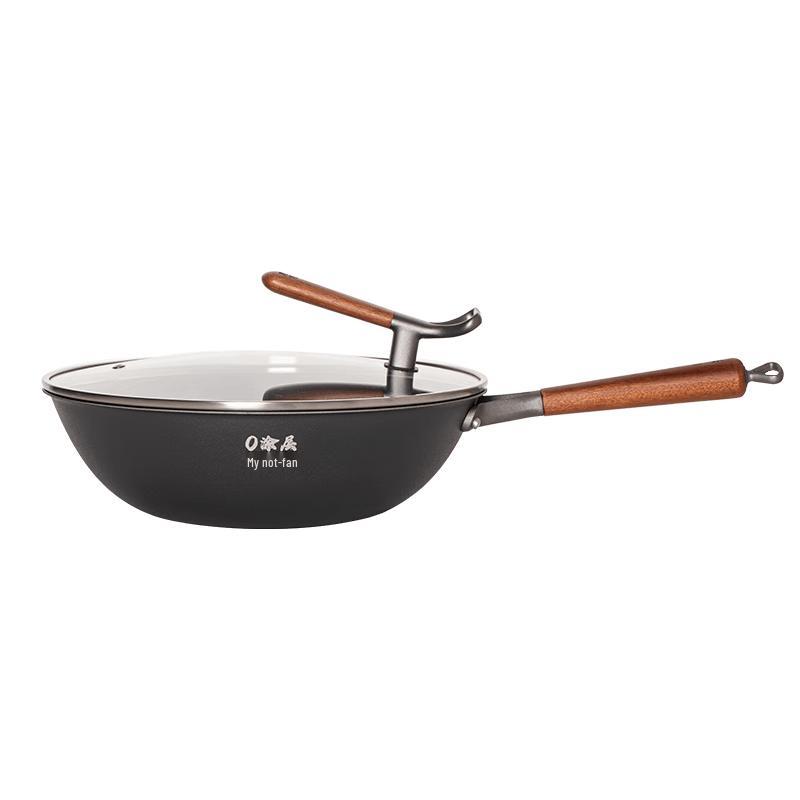 Sanhe Nitrogen-Treated Refined Iron Non-Stick Wok