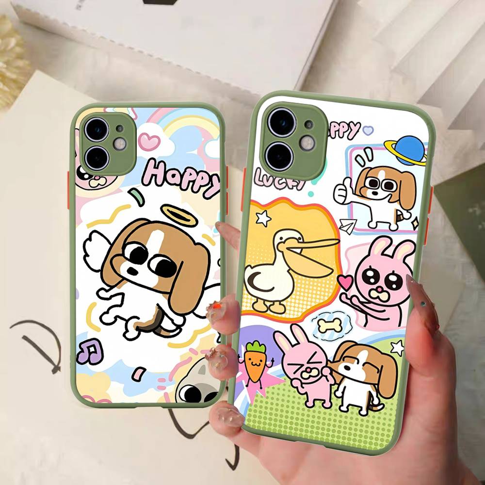 Anime SiamLIPu Matte Translucent Phone Case For iphone 16 ProMax 15 14 13 12 11 X XS PRO Plus