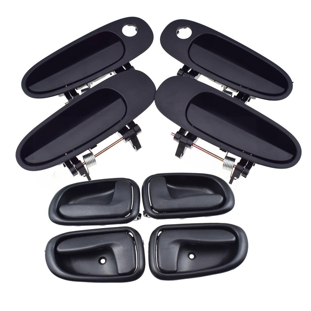 Exterior & Interior Door Handle Left Right Driver Passenger or  Door Lock For Toyota Corolla Geo Prizm 1993 1994 1995 1996 1997