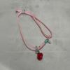 Christmas Apple Pendant Charm Bracelet Adjustable Bracelet For Women Girl  Year Party Jewelry Gift