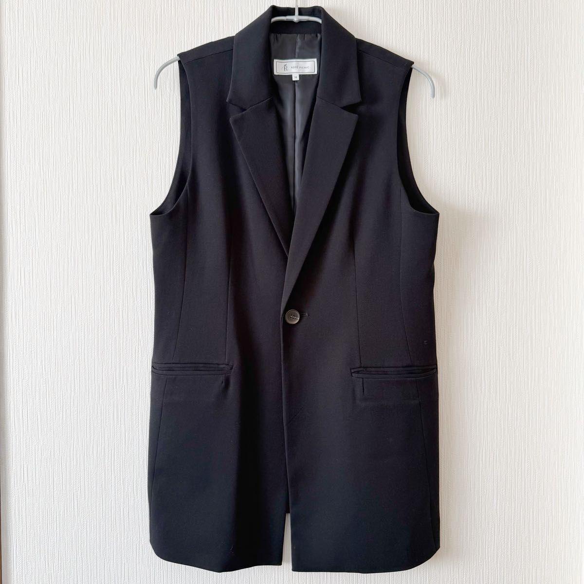 [Good Condition] Rope Picnic Gilet Vest Black ROPE PICNIC