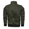 Men's Jacket Military Tactical Man Jackets Coat Zipper Cargo Jackets Stand Collar Outwear Cotton Windbreaker Tops  New Brand