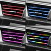 10 Pieces Car-styling Chrome Styling Moulding Car Air Vent Trim Strip Air Conditioner Outlet Grille Decoration U Shape