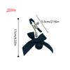 1Pair Bondage Bowknot Nipple Clamps with Small Bell Sexy Metal Breast Stimulation Exotic Accessory Hairball for Women's Sensatio