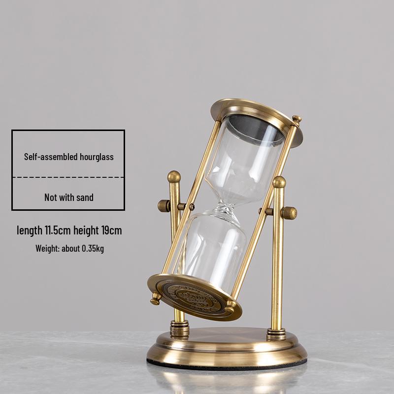 Moderní minimalistické přesýpací hodiny: Sestavitelná luxusní písková dekorace, Stolní ozdoba s tekutým pískem, Kreativní dárek k narozeninám.