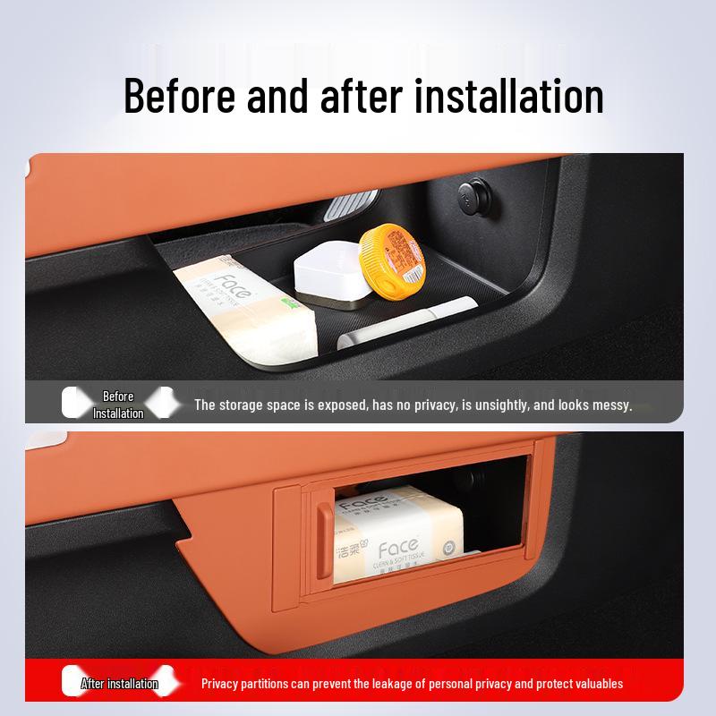 Ideal L6L7L8L9 Center Console Privacy Storage Compartment for Car Interior Modification