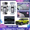 For Jetour T2 Accessories 2023 2024 2025 2026 Car Windows Sunshades Anti-UV Windshield Side Sun Visors Coverage Auto Accessories