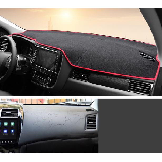 For 2013- Mitsubishi Outlander Red Dashboard Cover Dashmat Dash Mat Pad Sun