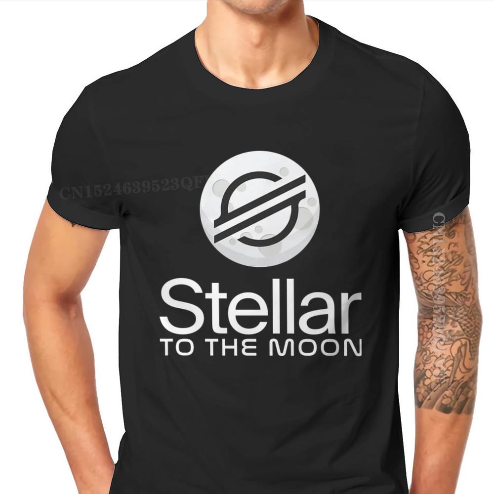 Classic Hip Hop Tshirts Stellar Crypto XLM Coin Cryptocurrency Tops Comfortable Unisex T Shirts Unisex Tshirt Clothing Gift Clothes