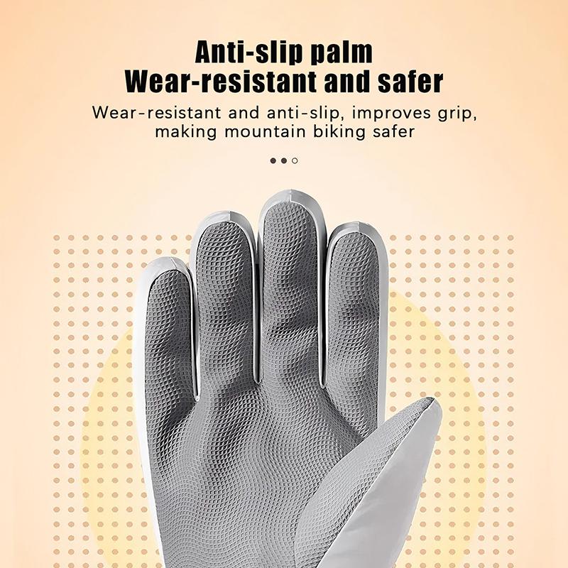 Winter Cycling Gloves Non Slip Touch Ski Gloves Snowboard Accessories Waterproof Pocket Warm Men'S And Women'S Gloves
