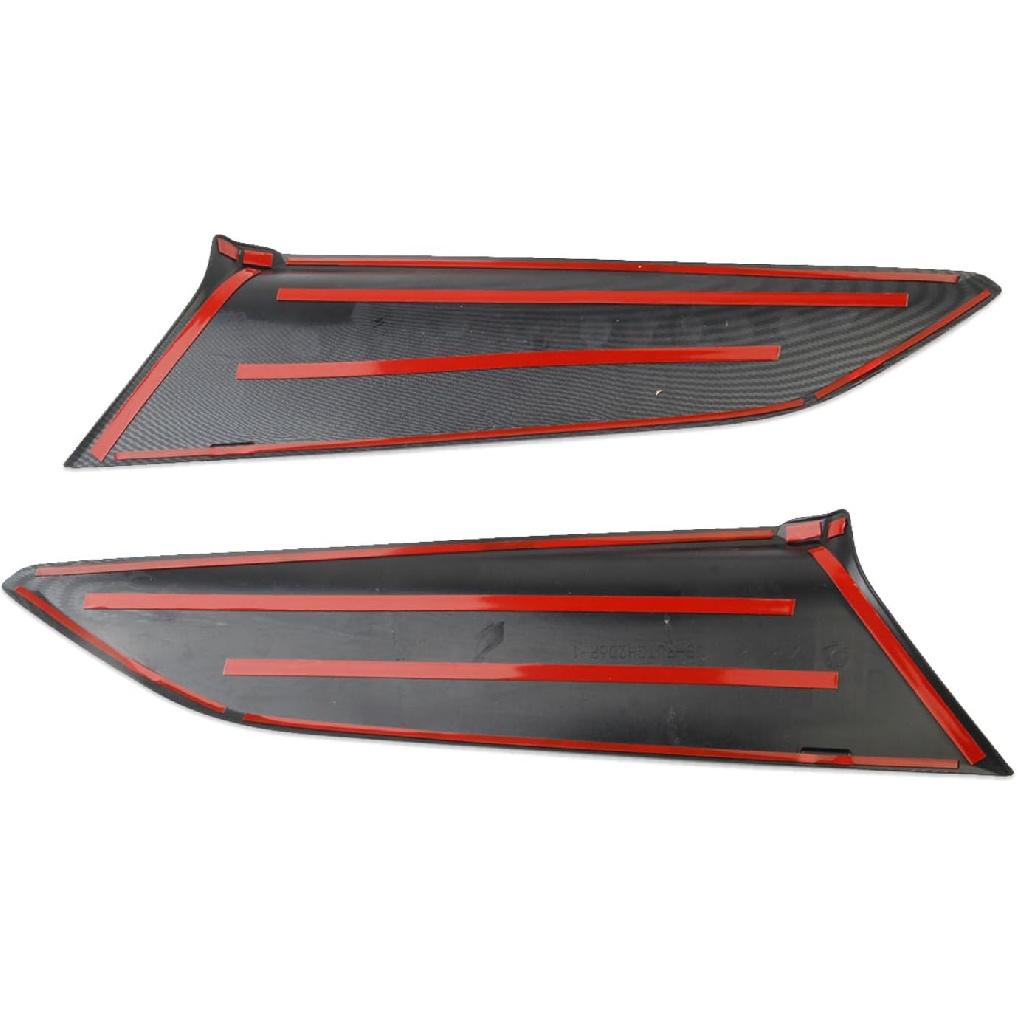 crosselec Carbon Fiber Style Interior Door Panel Trim Cover Accesssories for Toyota Grand Highlander 2024-2025