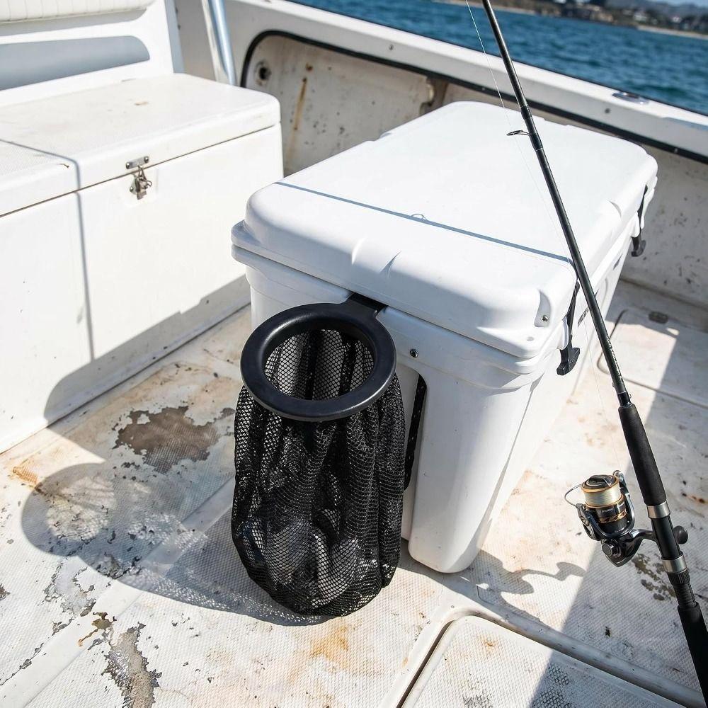 Universal Outdoor Cooler Trash Can Accessory Foldable Garbage Bag Organizer Outdoor Use