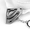 Superman Retro Metal Keychain: Creative Movie-Inspired Car Pendant Gift