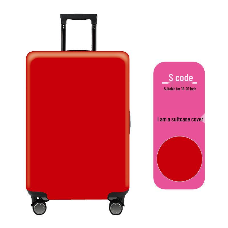 Solid Color Removable Luggage Protector with Logo Option and Buckles