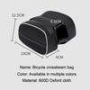 Sac de Poutre Avant de Vélo Haute Capacité Imperméable Avec Bande Réfléchissante Sac de Cadre de Vélo Rangement Tube Supérieur de Cyclisme sur Route Sac de Selle