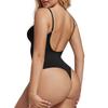 Body modelat pentru femei, cu spate jos, cu tanga, cu centură pentru talie, pentru controlul burticii, pentru modelarea corpului, lenjerie de corp sculptată fără sudură, maiouri fără spate.