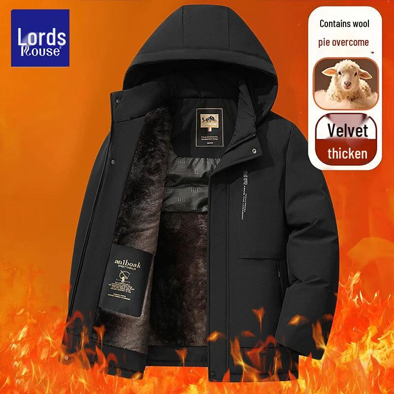 Loz Men's Winter Insulated Windproof Jacket